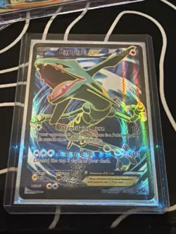 Pokemon Rayquaza EX 104/108 Roaring Skies Full Art Holo Ultra Rare 2015 - Image 1