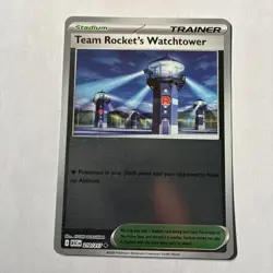 Team Rocket's Watch Tower Reverse Holo Ascended Heroes #210/217 Pokemon 2026 NM - Image 1