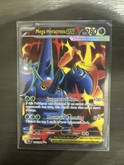 Pokemon TCG Mega Heracross EX Phantasmal Flames Ultra Rare Holo 280 HP 108/094 … - Image 1