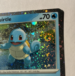 Squirtle Cosmo Holo (w/ swirl) Scarlet & Violet Promo #048 Pokemon 2023 NM - Image 2