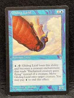 Magic The Gathering TCG, Gliding Licid, Stronghold Regular Uncommon - Image 1
