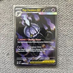 Pokemon TCG Mega Chandelure ex 115/084 Pitch Black Special Illustration Rare - Image 1