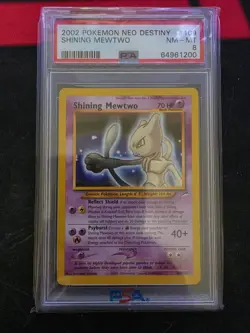 2002 POKEMON NEO DESTINY #109 SHINING MEWTWO PSA 8 - Image 1