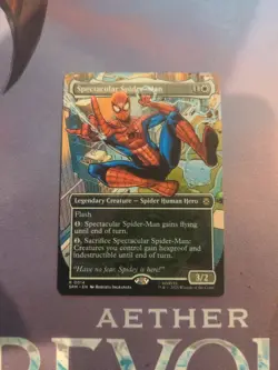 1x Spectacular Spider-Man - Borderless, NM-Mint, Marvel's Spider-Man, MTG, NM - Image 1
