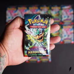 Pokemon Scarlet & Violet Twilight Masquerade Booster Pack Lot – 17 Sealed Packs - Image 1