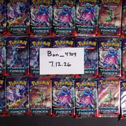 Pokemon Scarlet & Violet Temporal Forces Booster Pack Lot – 21 Sealed Packs - Image 3