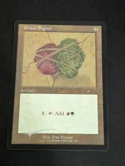 MTG Secret Lair #288 Gruul Signet Retro Frame Etched Foil NM - Image 1