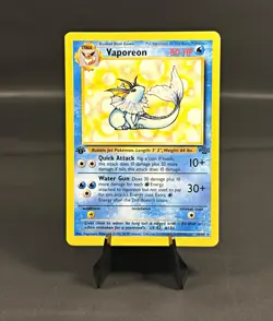 The Pokemon Company 1999 Pokemon TCG Vaporeon Jungle 1st Ed Rare Non Holo - Image 1