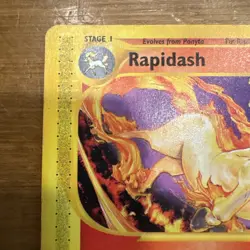 Pokemon Rapidash Black Star Promo 51 WOTC Nintendo Promo LP/MP Vintage - Image 3