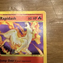 Pokemon Rapidash Black Star Promo 51 WOTC Nintendo Promo LP/MP Vintage - Image 4