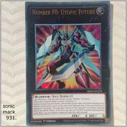 Number F0: Utopic Future - MP25-EN270 - Ultra Rare 1st Edition Yugioh - Image 1