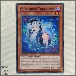 Ghostrick Yuki-onna - SHSP-EN019 - Common 1st Edition Yugioh - Image 1