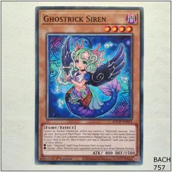 Ghostrick Siren - BACH-EN014 - Common 1st Edition Yugioh - Image 1
