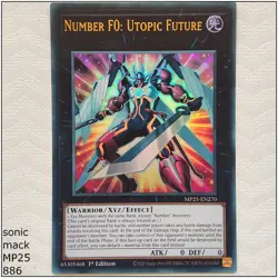 Number F0: Utopic Future - MP25-EN270 - Ultra Rare 1st Edition Yugioh - Image 1