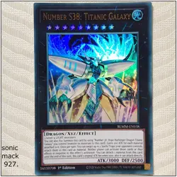 Number S38: Titanic Galaxy - BLMM-EN038 - Ultra Rare 1st Edition Yugioh - Image 1
