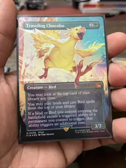 Traveling Chocobo (Borderless) Final Fantasy Foil - Image 1