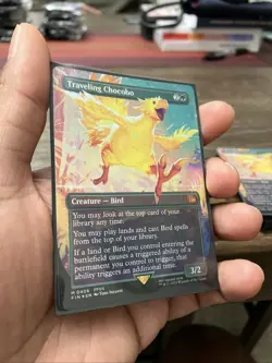 Traveling Chocobo (Borderless) Final Fantasy Foil - Image 2