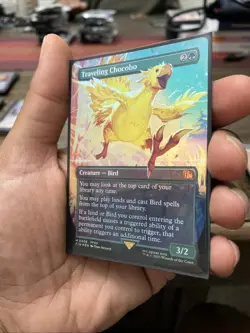Traveling Chocobo (Borderless) Final Fantasy Foil - Image 3