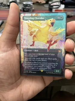 Traveling Chocobo (Borderless) Final Fantasy Foil - Image 4