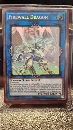 YUGIOH Firewall Dragon GFTP-EN131 Ghost Rare 1st edition - Image 1