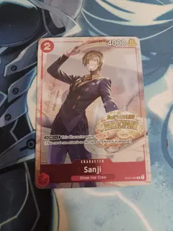 Sanji (Offline Regional 2023) [Participant] ST01-004 One Piece Promotion Card NM - Image 1