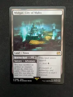 Magic The Gathering: FINAL FANTASY Midgar, City of Mako Non Foil Rare #286 - Image 1