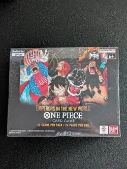 ONE PIECE EMPERORS IN THE NEW WORLD ENGLISH BOOSTER BOX OP-09 Mint New Sealed - Image 1