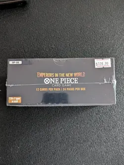 ONE PIECE EMPERORS IN THE NEW WORLD ENGLISH BOOSTER BOX OP-09 Mint New Sealed - Image 3