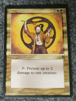 MTG Magic the Gathering Kei Takahashi Legends NM/MN English Legendary Creature - Image 1