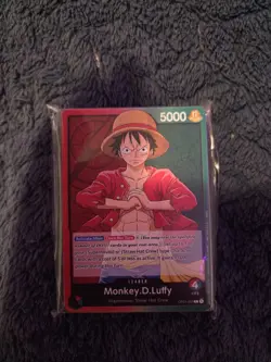 Bandai One Piece TCG Monkey D. Luffy Leader OP01-003 PRE-ERRATA MISPRINT - Image 1