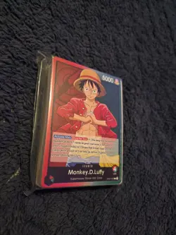 Bandai One Piece TCG Monkey D. Luffy Leader OP01-003 PRE-ERRATA MISPRINT - Image 3