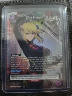 Cha Hae-in SR* ALT ART UE17BT/SLG-1-011 SOLO LEVELING Union Arena Card NM - Image 1