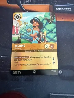 Disney Lorcana Jasmine - Vine Expert 208/207-Attack the Vine - Epic Foil - Image 1