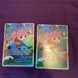 Perona OP12-034 Legacy of the Master Foil SR X2 Cards English - Image 1