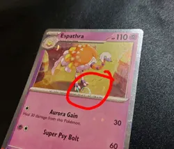 Espathra SVP010 Cosmos Holo HD SWIRL Promo Pokemon Card LP - Image 1