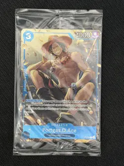 One Piece Promotion Cards #P-074 Portgas.D.Ace (Tin Pack Set Vol. 2) Sealed Card - Image 1