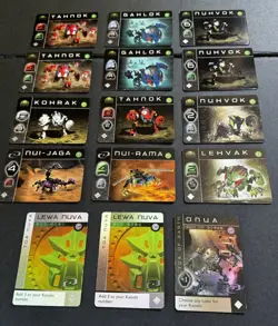 Lego Bionicle - Lot of 15 McDonald’s Promo Cards 2001 - Includes 3 Holos - Image 1