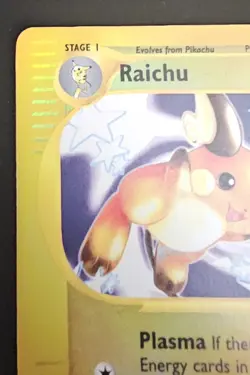 Pokemon Raichu 61/165 Expedition Reverse Holo Rare Card NM Condition - Image 2