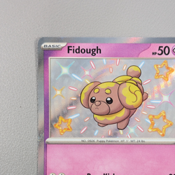 Pokemon TCG Card - Fidough SVP 69 Shiny Holo | 2024 Scarlet & Violet Promo - Image 3