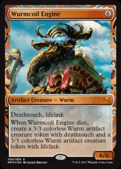 MTG English Wurmcoil Engine NM Foil Kaladesh Inventions - Image 1