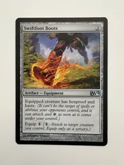 Swiftfoot Boots MTG Magic the Gathering Card LP Lightly Played M12 - Image 1