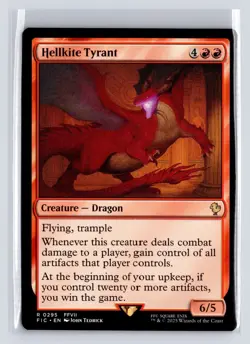Hellkite Tyrant 295 Regular Commander: FINAL FANTASY Magic: The Gathering NM - Image 1