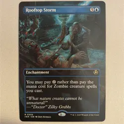 Rooftop Storm (Borderless) - Innistrad Remastered (INR) Regular 306 NM - Image 1