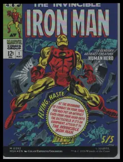 Tony Stark (Borderless) () M Marvel Super Heroes 392 NM - Image 2