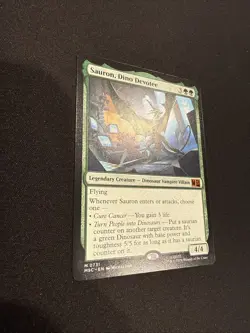 Sauron, Dino Devotee Commander: Marvel Super Heroes Regular NM MTG - Image 2