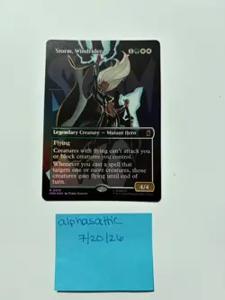 Storm, Windrider (Borderless) Marvel Super Heroes Foil - Image 1