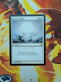 Wrath of God Rare Magic: The Gathering Commander 2013 Near Mint - Image 1