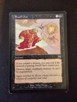 Snuff Out 162/350 - Mercadian Masques - Magic: The Gathering - (LP) - Image 1