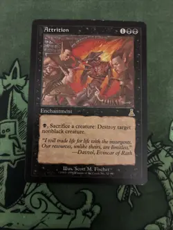 Wizards of the Coast MTG Attrition 52 Urza's Destiny Rare Regular Black - Image 1