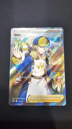 Volo 151/159 Ultra Rare Crown Zenith Pokemon Holo Near Mint - Image 1
